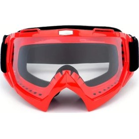 Resim Willowhaven Kırmızı Rüzgar Koruma Motor Ve Kayak Gözlüğü Xc D01 Modeli 