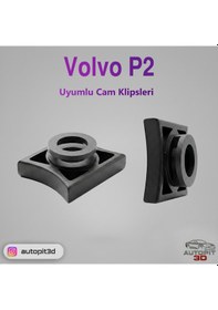 Resim Volvo P2 Uyumlu Cam Klipsleri 4 Adet Cam Klipsleri 