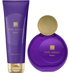 Resim AVON Far Away Rebel Kadın Parfüm ve Vücut Losyonu Paketi 