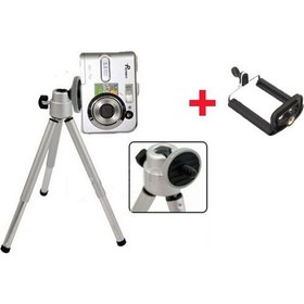 Resim Pratik Mini Teleskopik Tripod + Telefon Başlığı Hediyeli ! 