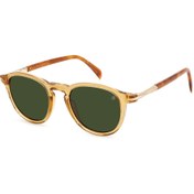 Resim David Beckham Unisex Kahverengi-yeşil Organik (UV) Cam Selüloz Asetat (SELÜLOİD) Kapalı Çerçeve Oval - Yuvarlak G 