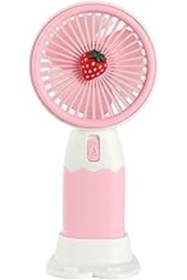 Resim Pazarcan Robeve Mini Fan Masaüstü Taşınabilir Telefon Stantlı Vantilatör 2Si 1 Arada Taşınabilir Masaüstü Va 