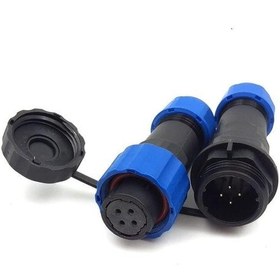 Resim Sd16 4 Pin 16Mm Su Geçirmez Konnektör Takımı 