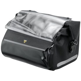 Resim Topeak Drybag Bisiklet Gidon Çantası Harita Kılıflı Siyah Siyah - Yeşil 