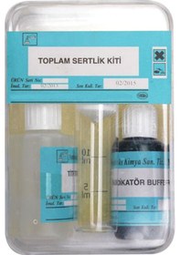 Resim Su Analiz Kiti.Toplam Sertlik. Kireç Ölçer (Fr) - 283882376 