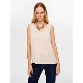 Resim Faik Sönmez Modallı V Yaka Örme Kadın Atlet W26ATL011 (UW26ATL011) 