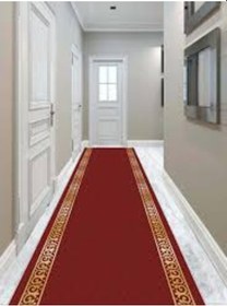 Resim Desenli Kaydırmaz Yolluk Kilim Halı 1,33x9 Metre 