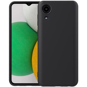 Resim Samsung Galaxy A03 Core Kılıf Kamera Korumalı Mat Silikon Siyah 