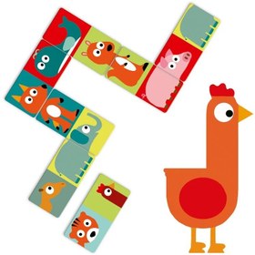 Resim Djeco Domino Animo Puzzle 
