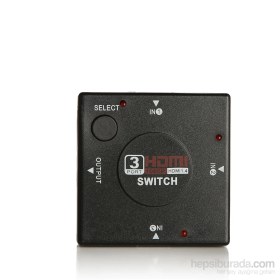 Resim Probiel 2K 1440P 3 Port Hdmı Switch 1.4V 3D Full Hd 1080P 3 Giriş 1 Çıkış (Dk301) 
