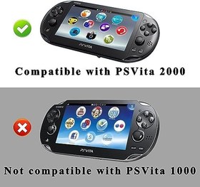 Resim OSTENT Sony PS Vita PSV PCH-2000 için Koruyucu Silikon Yumuşak Kılıf Kapak Kılıfı Cilt - Renk Siyah 