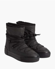 Resim Black Kadın Calvin Klein Vulc Flatform Bold Snow Kadın Boot YW0YW 