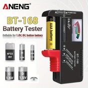 Resim ANENG BT-168 AAA/AA/9V Düğme Hücre Pil Test Cihazı - Dijital Ekran, Lityum Pil Kapasitesi Kontrol Cihazı, Kırmızı Probe, Siyah Kasa, Pil Kalan Güc Ölçüm Aracı, Pil Test Cihazı|Dijital Ekran|Lityum Pil Test Cihazı 