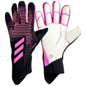 Resim Mengtuo Yeni Kalınlaştırılmış Kaymaz Lateks Aşınmaya Dayanıklı Futbol Genç Kaleci Eldivenleri Pembe Beyaz Pembe Xo Pembe 