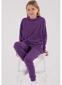 Resim Rolypoly Kız Çocuk Mor Eşofman Takımı Rp3693-c-v2 Mor 