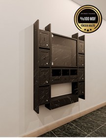 Resim rafineritasarım ELİPS Posta Kutusu MDF 8 'Lİ SİYAH 