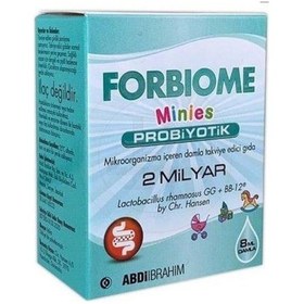 Resim Forbiome Minies 2 Milyar Probiyotik Damla 8 ML 