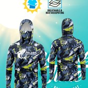 Resim Orijinal Pelagik Profesyonel Balıkçılık Kapüşonlu Sweatshirt Avcılık Takımı Dış Mekan Koruyucu Giysi Serin Hissi Plaj Koruma Gömleği Güneş Ayarlı Gömlek 