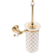 Resim Pure Concept Geometrik Beyaz Altın Pvd Gold Montajlı Klozet Fırçalık 