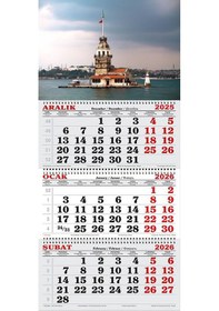 Resim 2026 Yılı Gemici Takvimi-kız Kulesi 
