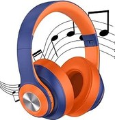 Resim Favors Kablosuz Bluetooth Kulaklık Mikrofonlu Hd Stereo Sound Kafaüstü Aux Sd Kart Girişli Turuncu 