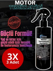 Resim EngCar Care 3 Adet Motor Temizleyici Sprey | Yağ Sökücü Kir Premium Yüksek Etkili Motor Temizleme Spreyi 500ml 