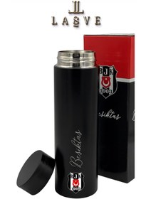 Resim Beşiktaş ÖZEL SERİ LİSANSLI LOGO BASKILI ÇELİK TERMOS KİLİTLİ KAPAK 500ML YENİ SEZON 