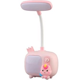 Resim Coverzone Sevimli Figürler Tasarımlı Şarjlı Masa Ve Gece Lambası Dekoratif Hediyelik Çocuk Odası Süs 