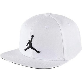 Resim Jordan Pro Jumpman Snapback Unisex Şapka Beyaz 