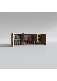 Resim Kenzlife hazır mutfak packey cvz 060*180*22 mutfak banyo dolabı kapaklı raflı 