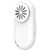Resim Zsykd K1 Mini Klips Tipi Maske Fan USB Şarj 3 Vitesli Ayarlanabilir Küçük Fan (Beyaz) (Yurt Dışından) 