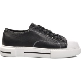 Resim aspor Siyah Floter Beyaz Erkek Sneaker Ayakkabı 