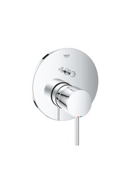 Resim Grohe Atrio Ankastre Banyo Duş Bataryası 2 çıkışlı divertörlü- 24066003 