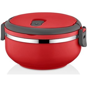 Resim Mobgift Freshbox Tek Katlı Sefer Tası Yemek Termosu Kırmızı 