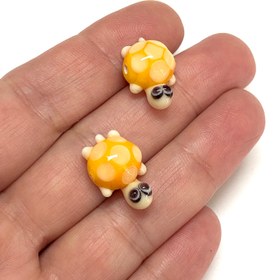 Resim Murano Cam Kaplumbağa - Sarı 