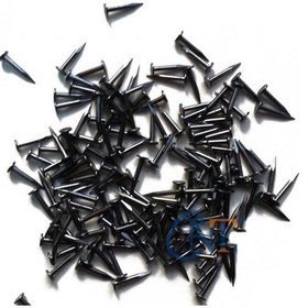 Resim Klips, Menteşe, Ayağı Çivisi 7mm Çelik - Siyah 100gr 0.45 CM 