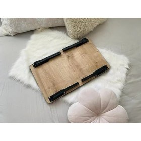 Resim Axolotl Folding Telefon ve Tablet Bölmeli Katlanır Ayaklı Laptop Sehpası Notebook Bilgisayar Çalışma Masası 