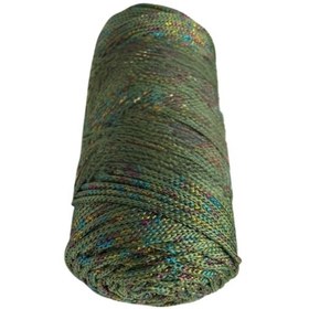 Resim Makrome İpi 3mm Polyester Haki Simli 