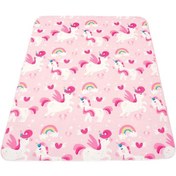 Resim Unicorns 100x150 cm Oyun Matı Bebek Ve Çocuk Halısı 