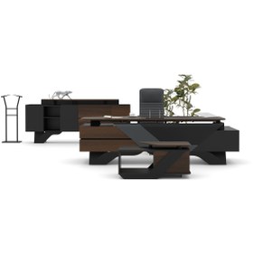 Resim Zec Ofis Maestro Premium Yönetici Masa Takımı - 2025 Koleksiyon 