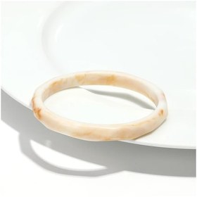 Resim Fishsheep Bohemia Akrilik Geometrik Bileklik Kadınlar İçin Boho Reçine Bilezik 2025 Tasarım Altın-renk 