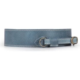 Resim Megagear Sierra Serisi Tüm Kameralar Için Gerçek Deri Omuz Veya Boyun Askısı - Mavi 