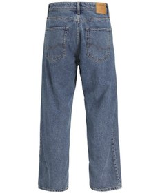 Resim Jack & Jones Erkek Eddie Loose Fit Jean - 12272760 Blue Denim 