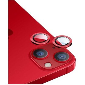 Resim Benks iPhone Uyumlu 14 Plus Benks New KR Kamera Lens Koruyucu Benks-TA82835 Kırmızı 