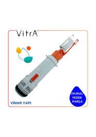 Resim Vitra 436317yp Gömme Rezervuar Boşaltma Grubu Alt Kısmı Oval Turuncu 