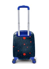 Resim Coral High Kids Lacivert Turuncu Basketbol Desenli Çocuk Valizi 16753 