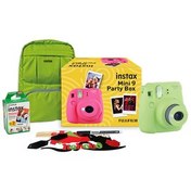 Resim Fujifilm Instax Mini 9 Party box, Lime Green Instant Camera 