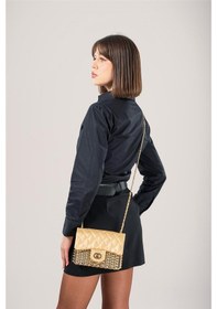 Resim Ççs Kadın 17774 Omuz Askılı El Çantası Altın 