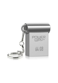 Resim Powerway Mini 64 GB USB 3.0 Metal Flash Bellek 