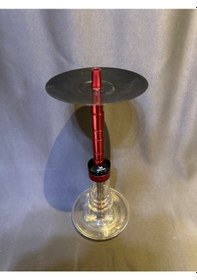 Resim Kırmızı Alüminyum Nargile Takımı 